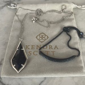 Kendra Scott necklace and bracelet